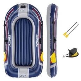 Bestway Hydro-Force™ Schlauchboot-Set, Treck X1, 228 x 121 x 32 cm, für 2 Personen, mit 2 Paddeln - 1